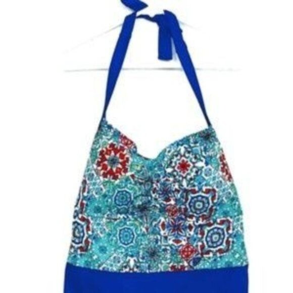 Jantzen Multicolor Patterned Colorful One-Piece Swimsuit Padded Breast Size 22W - Picture 2 of 7